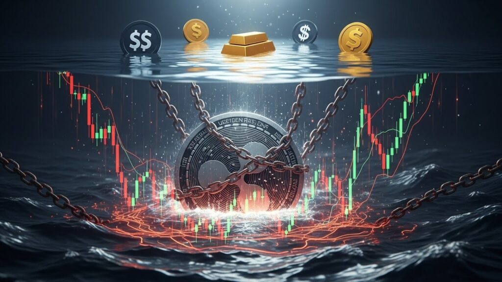 XRP en Péril : Métriques RLUSD en Chute Libre - InfoCrypto.fr InfoCryptofr XRP en Péril Métriques RLUSD en Chute Libre