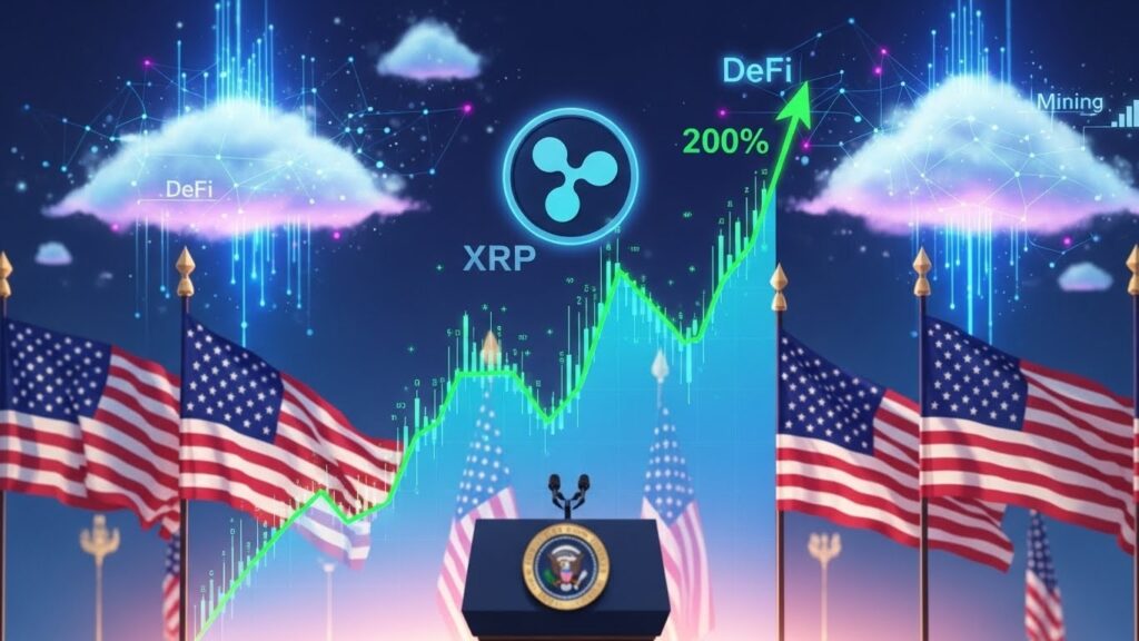 XRP : Potentiel Haussier de 200% Après Déclarations de Trump - InfoCrypto.fr InfoCryptofr XRP Potentiel Haussier de 200 Après Déclarations de Trump