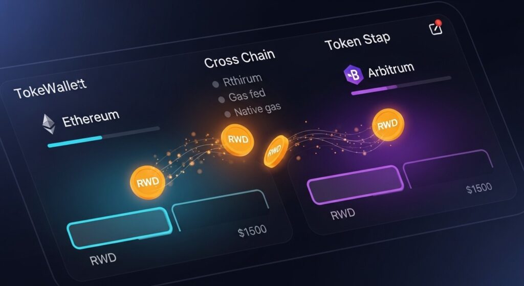 InfoCryptofr   1inch et Rewardy Révolutionnent les Swaps DeFi Sans Gas
