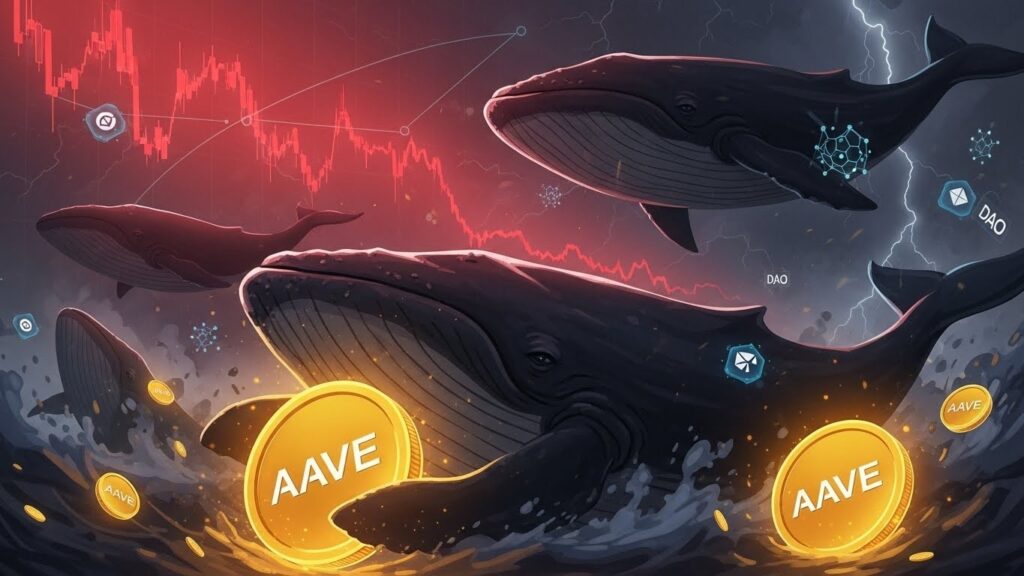 Aave Whales Accumulent 500M$ Malgré la Crise - InfoCrypto.fr InfoCryptofr Aave Whales Accumulent 500M$ Malgré la Crise