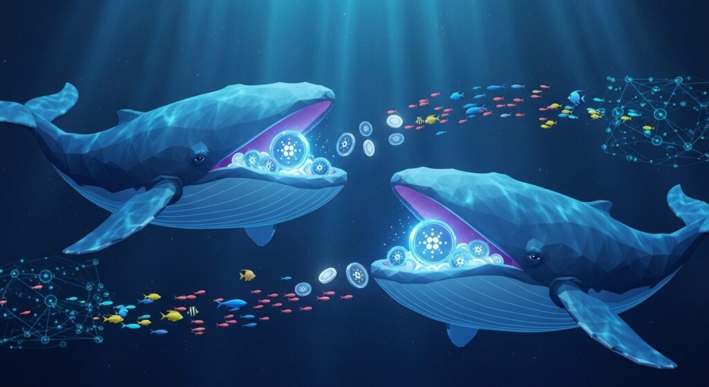 InfoCryptofr   Accumulation des Whales  Clé Haussière pour Cardano 