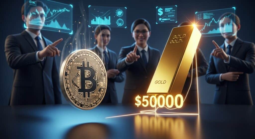InfoCryptofr   Bitcoin à 87 000 $ et Or à 5000 $  LOptimisme des Institutionnels