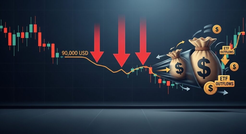 Bitcoin Bloque à 90 000 $ Face aux Sorties ETF - InfoCrypto.fr InfoCryptofr Bitcoin Bloque à 90 000 $ Face aux Sorties ETF