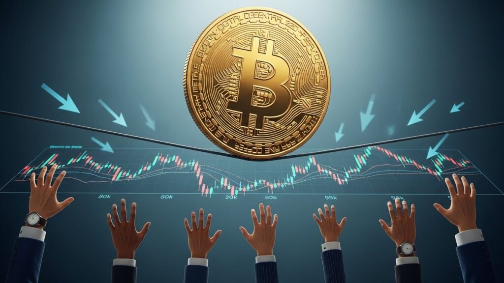 InfoCryptofr   Bitcoin Consolidates ETF Demand Firm