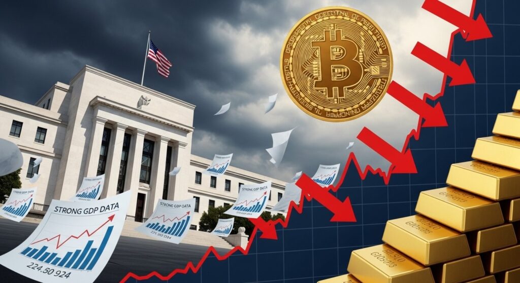 Bitcoin en Danger : Chances de Baisse des Taux en Chute - InfoCrypto.fr InfoCryptofr Bitcoin en Danger Chances de Baisse des Taux en Chute