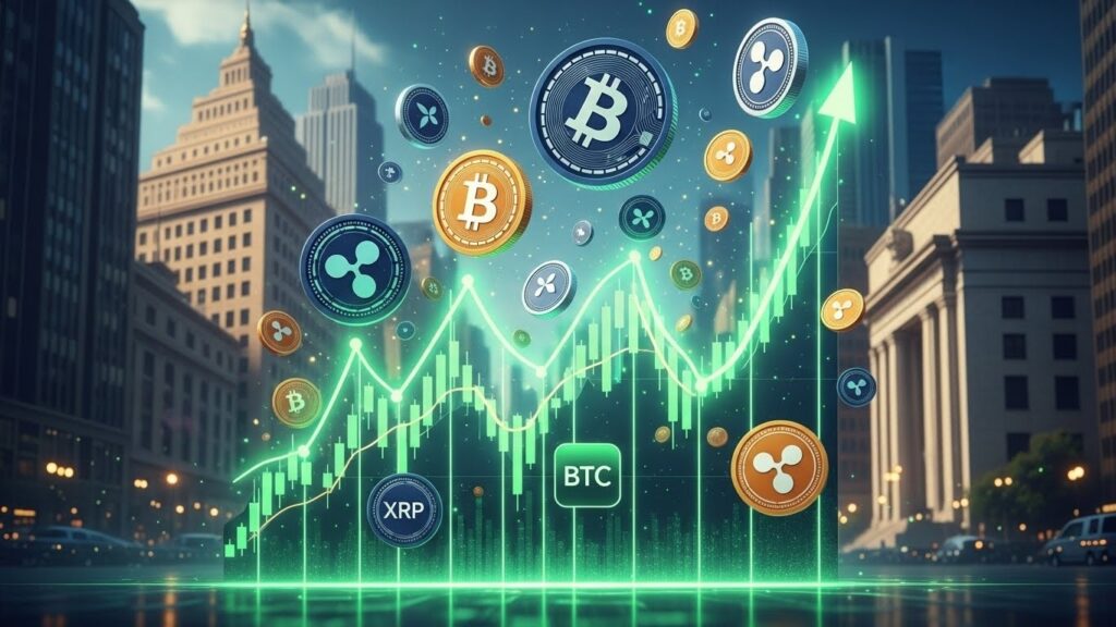 InfoCryptofr   Bitcoin et XRP Rebonds  Semaine Cruciale