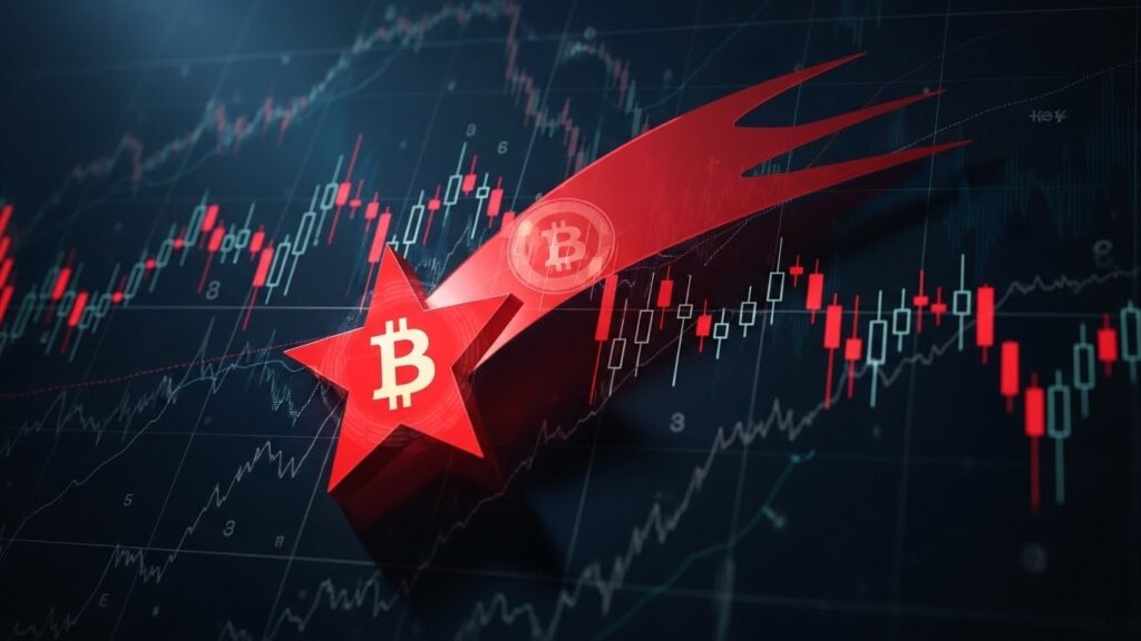 InfoCryptofr   Bitcoin  Étoile Filante Annuelle Bearish