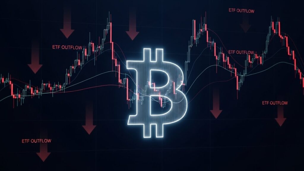 InfoCryptofr   Bitcoin  Pattern haussier malgré les sorties ETF