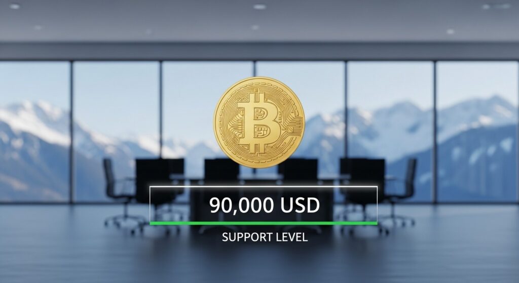 InfoCryptofr   Bitcoin Sous 90 000 $  Tensions Trump Macron à Davos