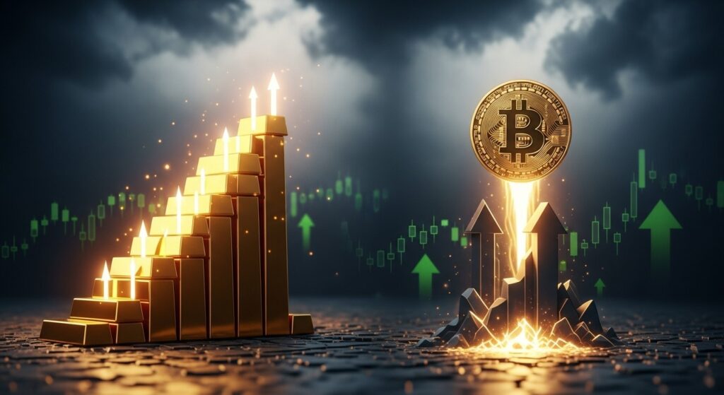 Bitcoin va-t-il exploser après le pic de l’or ? - InfoCrypto.fr InfoCryptofr Bitcoin va t il exploser après le pic de lor
