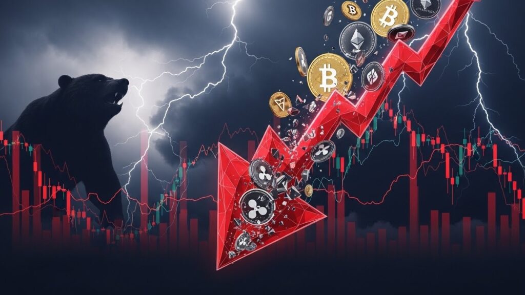 InfoCryptofr   Bitcoin XRP et Altcoins Chutent  Bear Market en Vue 