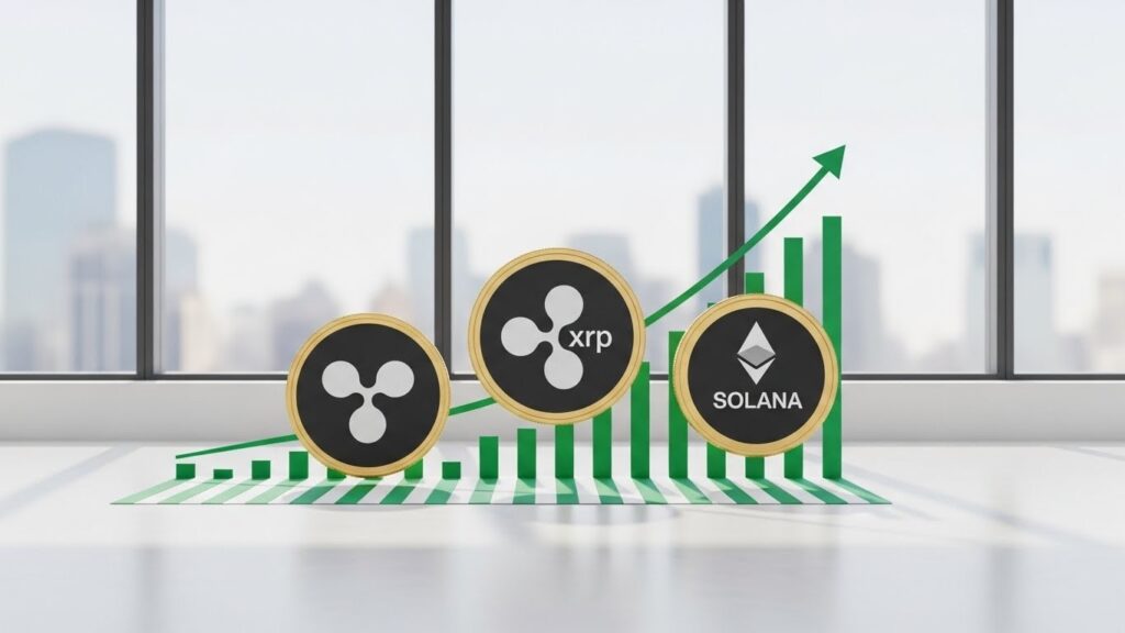 InfoCryptofr   Bitcoin XRP Solana Rebondissent Fort en 2026