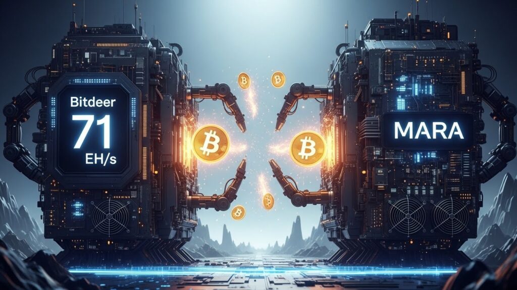 InfoCryptofr   Bitdeer Défie MARA en Tête du Minage Bitcoin