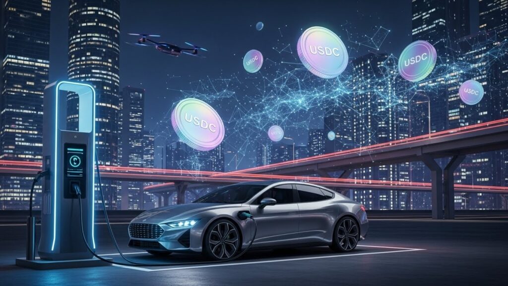 InfoCryptofr   Blink Charging Accepte les Stablecoins USDC