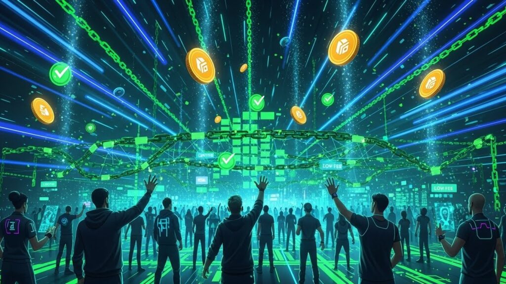 InfoCryptofr   BNB Chain 2025  Frais Divisés par 100