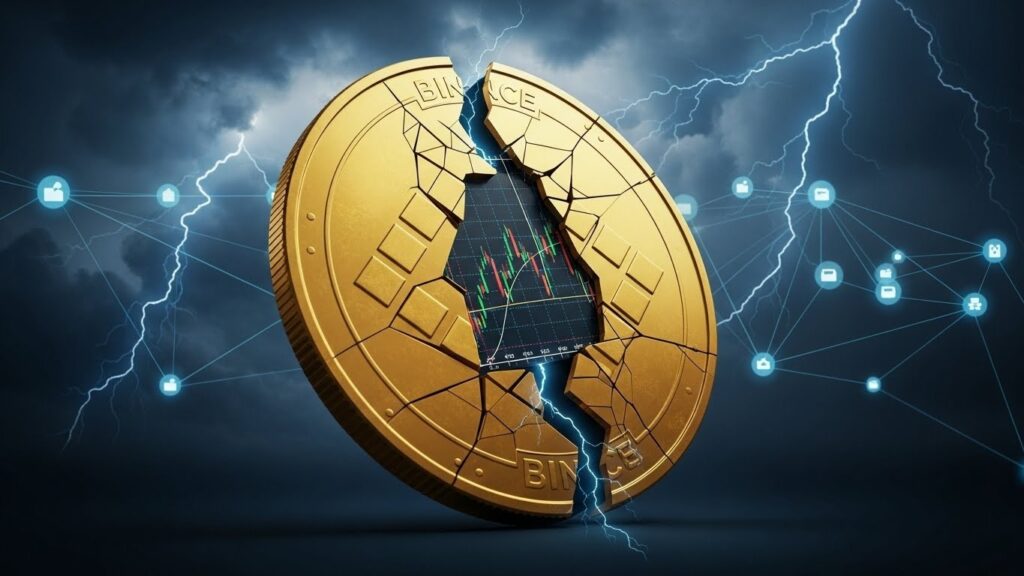 InfoCryptofr   BNB Forme un Pennant Baissier Avant Fermi