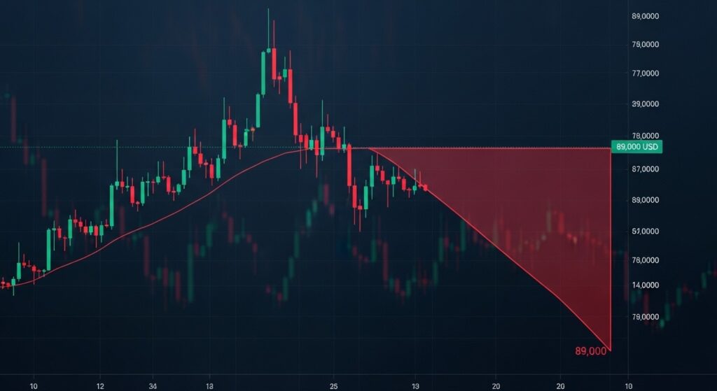BTC Risque la Baisse : Le Drapeau Baissier Apparaît - InfoCrypto.fr InfoCryptofr BTC Risque la Baisse Le Drapeau Baissier Apparaît