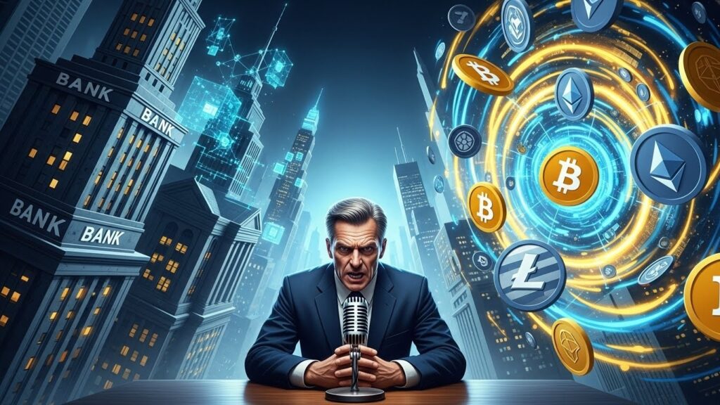 InfoCryptofr   CEO Coinbase Accuse les Banques de Tuer la Concurrence Crypto