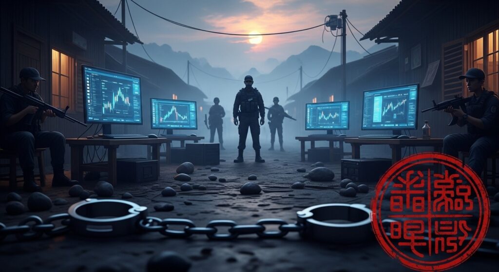 InfoCryptofr   Chine Exécute 11 Membres Réseau Arnaques Crypto