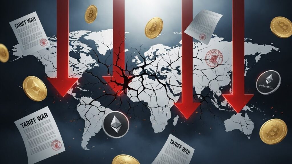 InfoCryptofr   Chute Crypto 2026  La Guerre Tarifaire Globale en Cause 