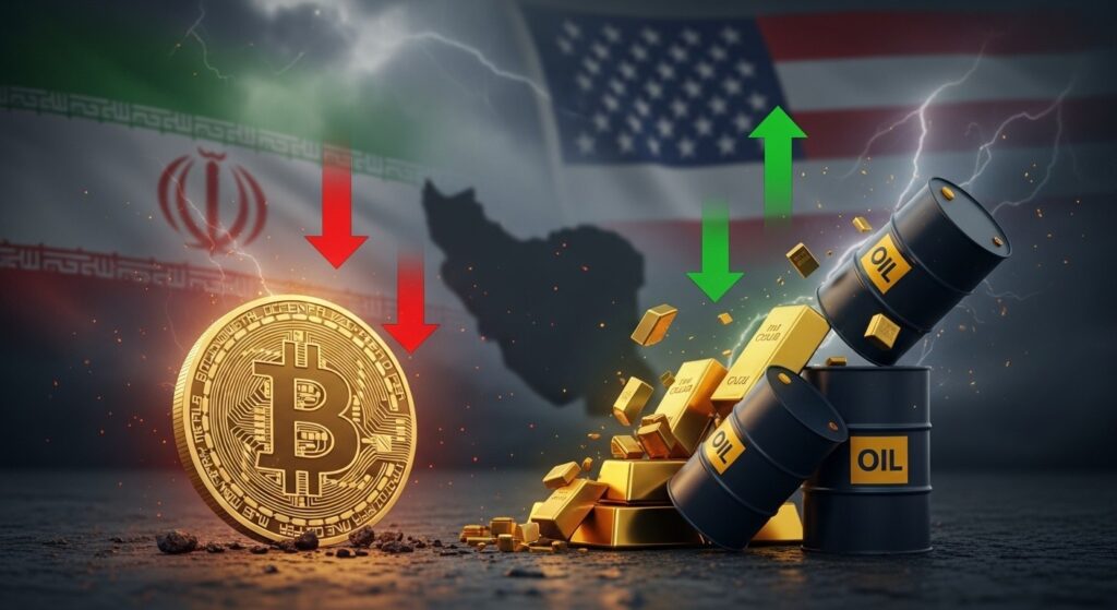 InfoCryptofr   Chute Crypto  Pétrole et Or senvolent