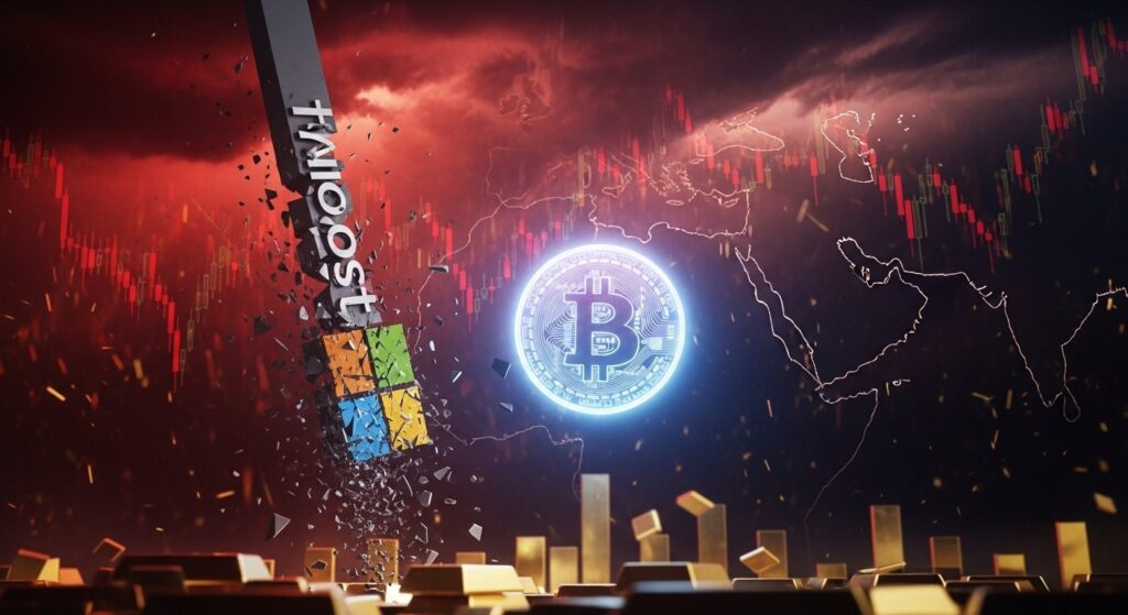 Chute de 11% de l’action Microsoft : Bitcoin en refuge ? - InfoCrypto.fr InfoCryptofr Chute de 11 de laction Microsoft Bitcoin en refuge