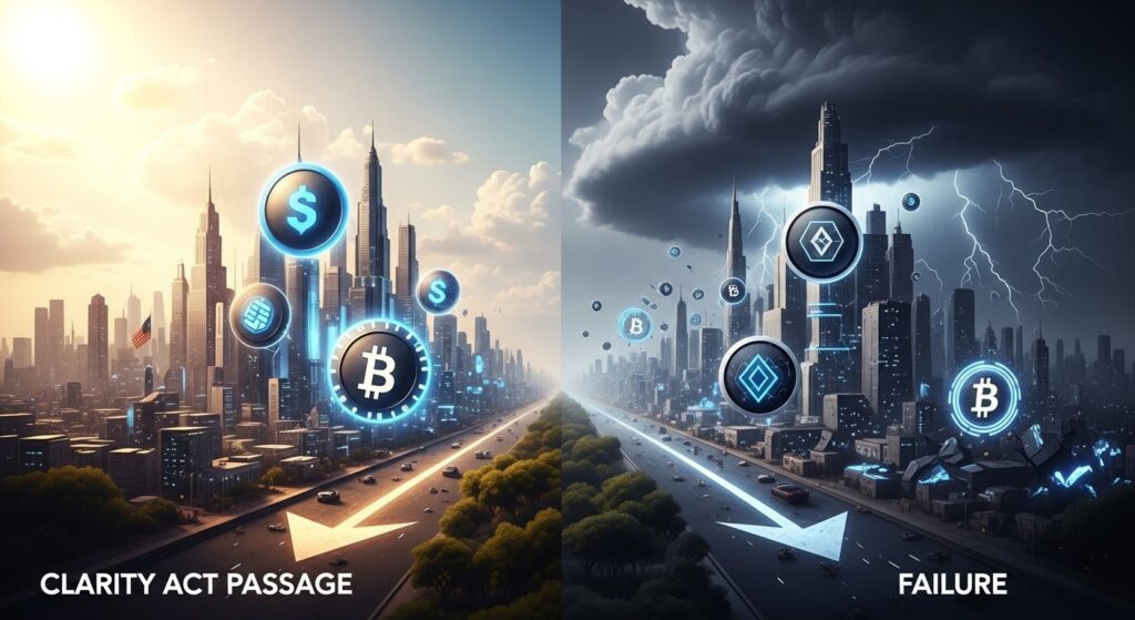 InfoCryptofr   Clarity Act  Un Échec Menace lAvenir Crypto