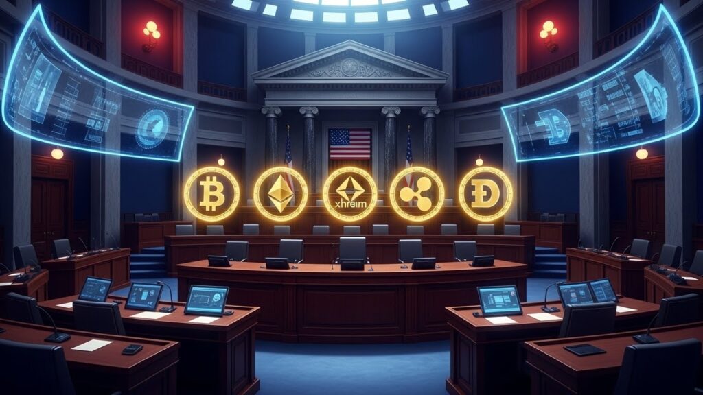 InfoCryptofr   Clarity Act  XRP SOL DOGE au même rang que BTC et ETH