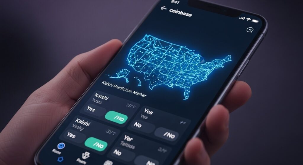 InfoCryptofr   Coinbase Étend Kalshi à Tous les États Unis