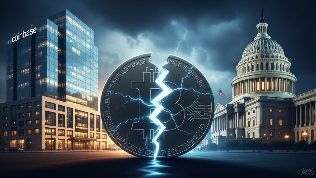 Coinbase Menace de Retirer son Soutien au CLARITY Act - InfoCrypto.fr InfoCryptofr Coinbase Menace de Retirer son Soutien au CLARITY Act