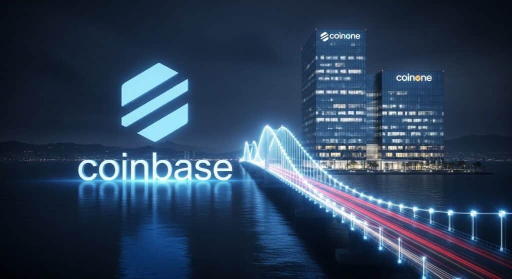 InfoCryptofr   Coinbase Vise Coinone  Rachat en Corée du Sud 