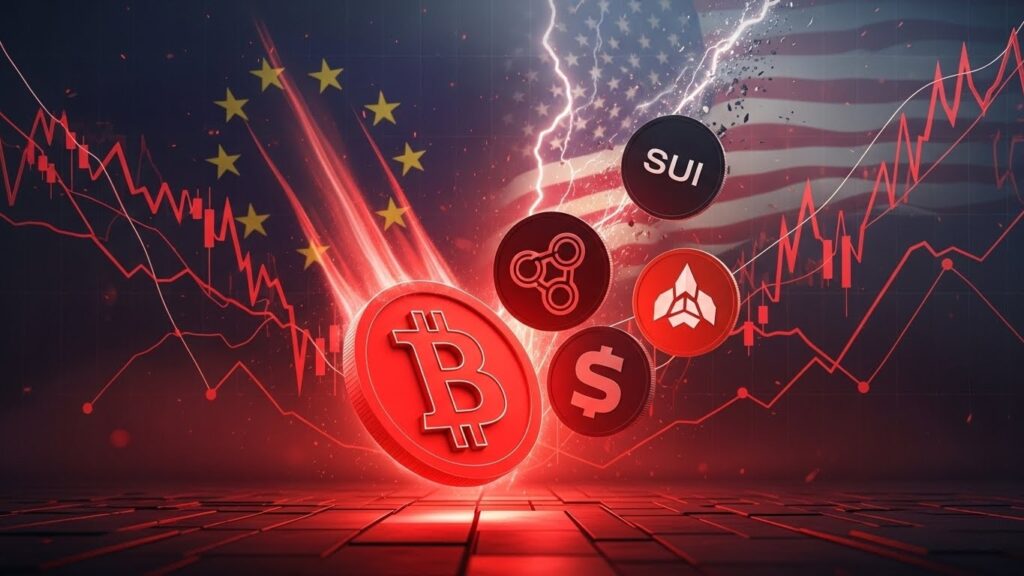 InfoCryptofr   Crypto 19 Janvier 2026  BTC LINK SUI HBAR en Baisse