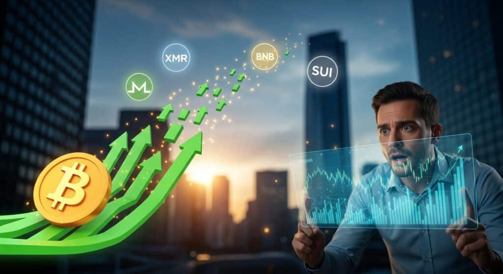 InfoCryptofr   Crypto 22 Janvier 2026  BTC BNB XMR et SUI Rebondissent