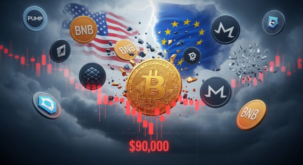 InfoCryptofr   Crypto Aujourdhui 21 Janv  BTC Sous 90K Chute BNB