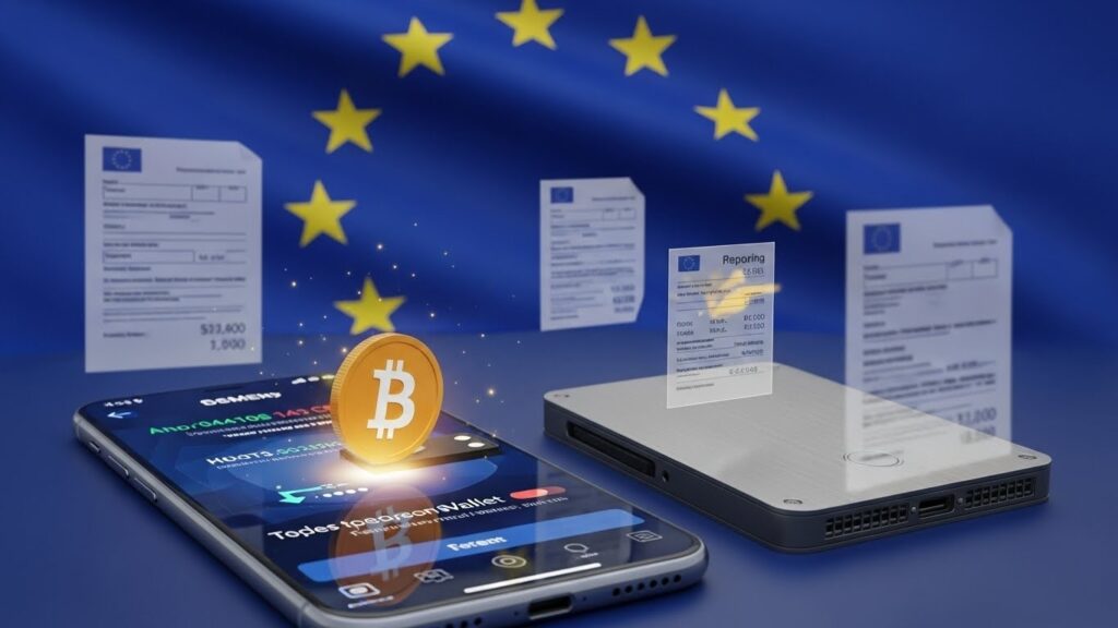 InfoCryptofr   DAC8  LUE Encadre les Retraits Crypto en Self Custody