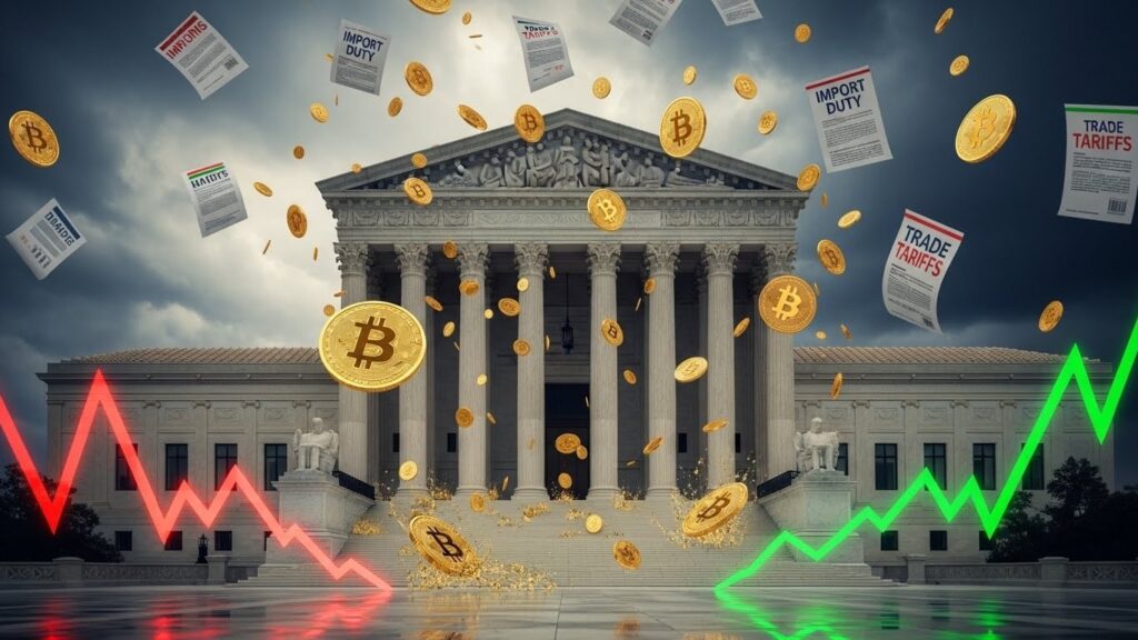 InfoCryptofr   Décision SCOTUS Tarifs Trump  Rally ou Crash Crypto 