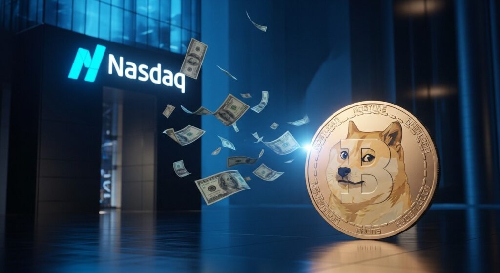 InfoCryptofr   Dogecoin ETF sur Nasdaq  Gains Jusquà 9000$Jour 
