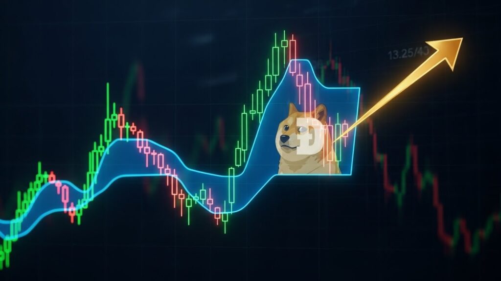 InfoCryptofr   Dogecoin  Le Setup Inverse Tête Épaules Clé