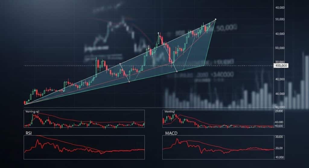 InfoCryptofr   Dow Jones  Un Pattern Alarmant Avant les Earnings