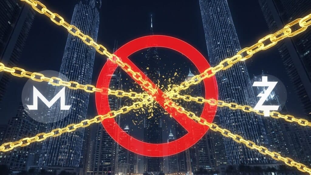 InfoCryptofr   Dubaï interdit Monero et Zcash  Fin des tokens anonymes 