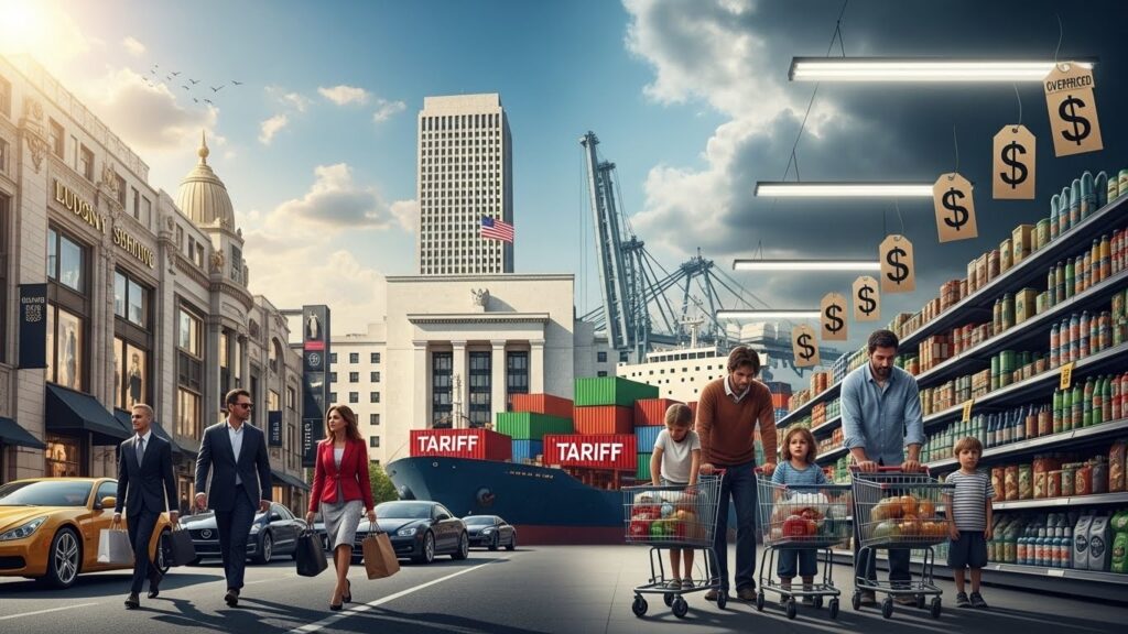 InfoCryptofr   Économie US 2026  Fed et Pressions Douanières