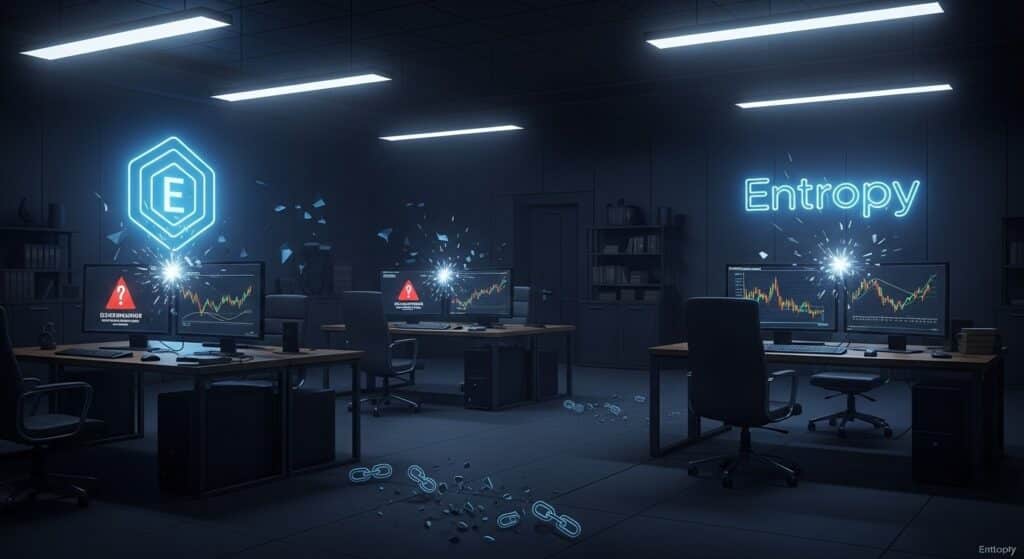 InfoCryptofr   Entropy Ferme  La Fin dun Projet Backé par a16z