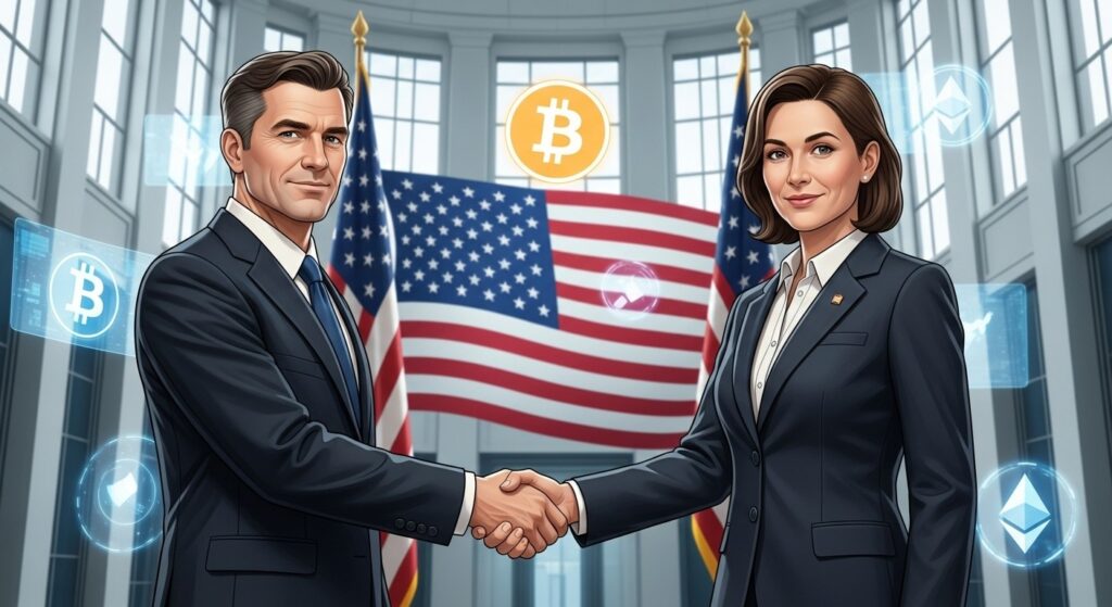 InfoCryptofr   Ère Trump  SEC et CFTC Unis pour le Crypto