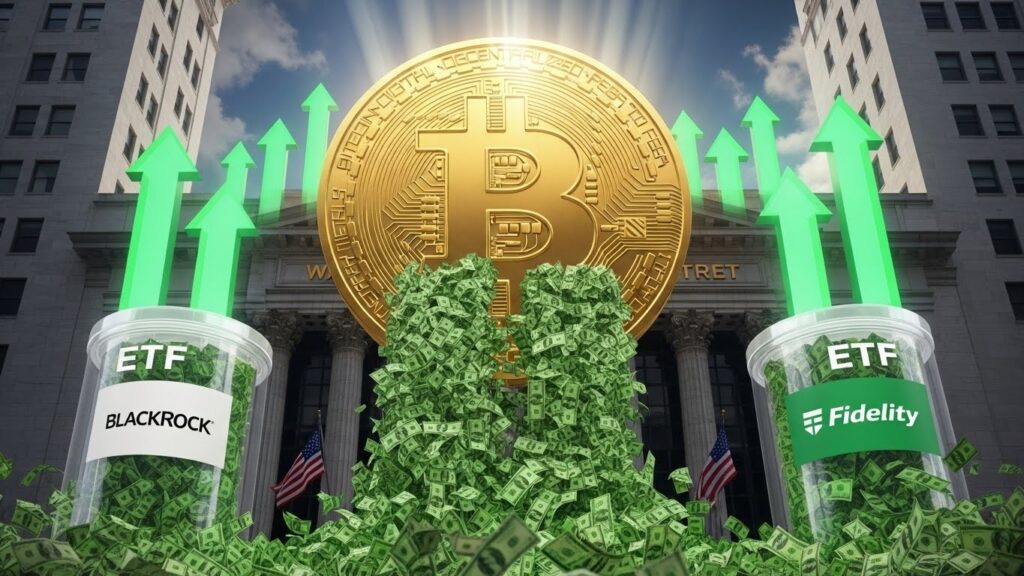 InfoCryptofr   ETF Bitcoin  697 Millions de Dollars dEntrées Nettes