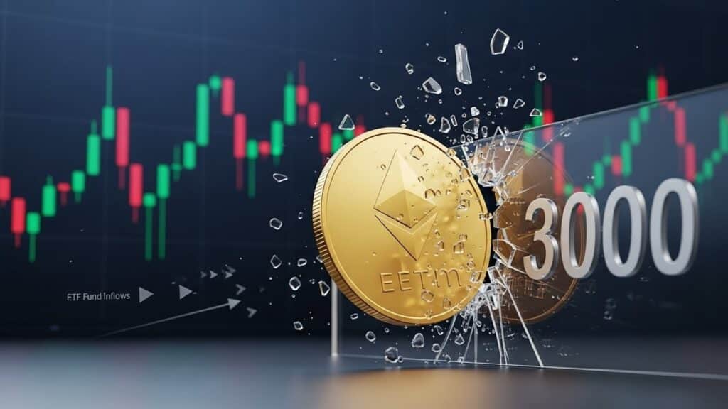 InfoCryptofr   ETH Dépasse 3000 $ mais ETF Timides  16 Janvier 2026