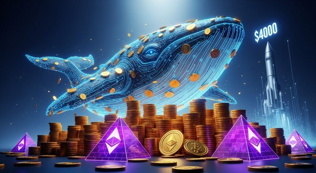 InfoCryptofr   Ethereum à 4000 $  Les Whales Accumulent Massivement