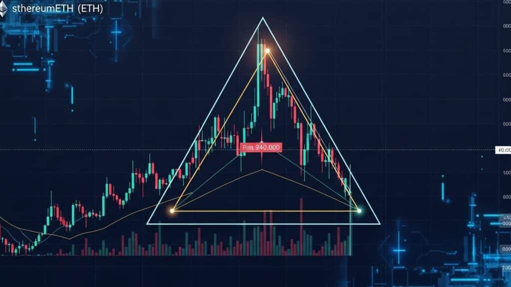 InfoCryptofr   Ethereum  Triangle de Compression et Breakout Imminent