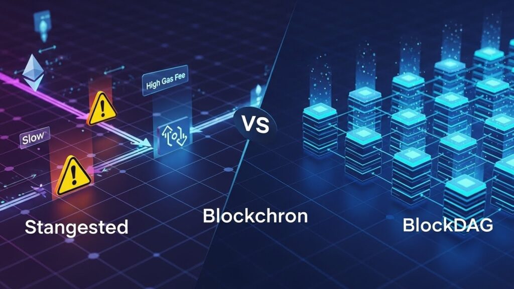 InfoCryptofr   Ethereum vs BlockDAG  1400 TPS Révolution