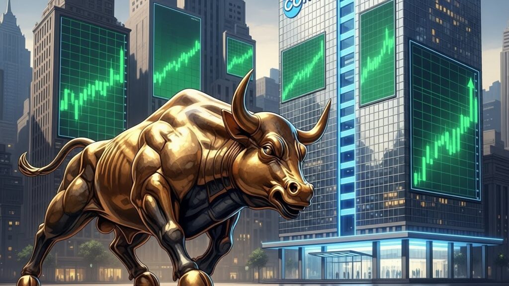 InfoCryptofr   Goldman Sachs Devient Bullish sur Coinbase