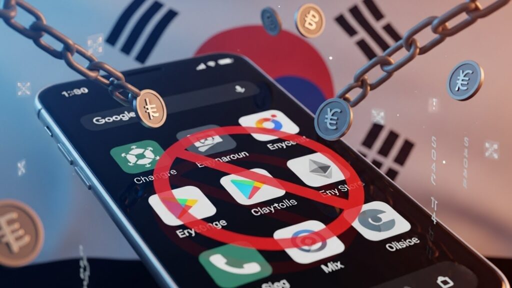 InfoCryptofr   Google Play Bloque les Exchanges Étrangers en Corée du Sud
